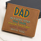 Dad - In  Every Step You Take, Know That My Love Walks With You Leather Wallet -  by ShineOn Fulfillment - DAD, L10105, LeatherWallet, PT-1745, TNM-3, USER-15964