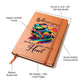 Whever You Go Go With All Your Heart Leather Graphic Journal - 