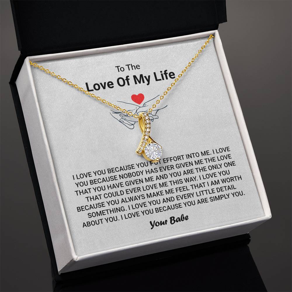 You Are Simply You Alluring Beauty Necklace