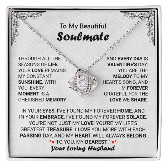 Soulmate - Always Belong To You My Dearest Love Knot - Jewelry