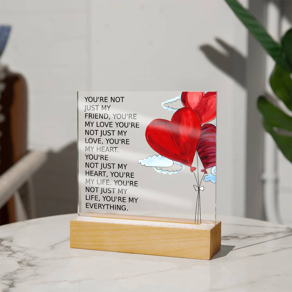 You Are My Everything Acrylic Plaque