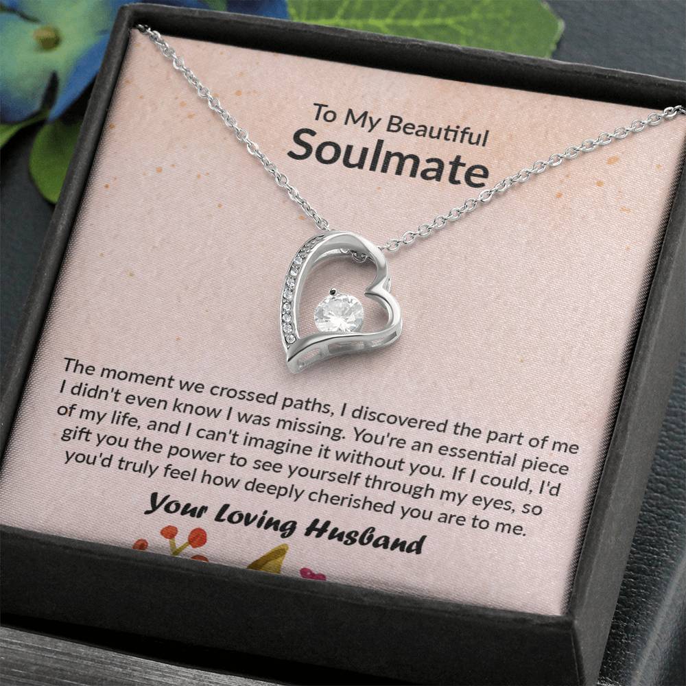 Soulmate - Deeply Cherished You Are To Me Forever Love Necklace