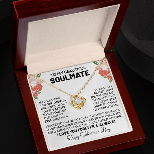 Soulmate - I Love You Forever & Always | Love Knot - Jewelry